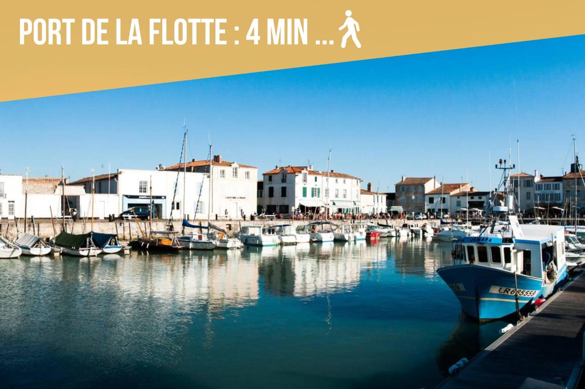 Le Phare Du Bout Du Monde - Logement Proche Du Port La Flotte Exteriör bild